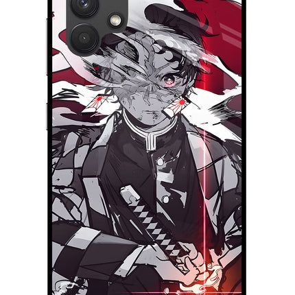 Demon Slayer Samsung A32 4G Glass Case