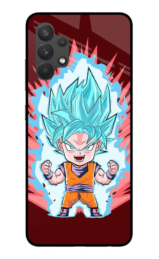 Goku Little Samsung A32 4G Glass Case