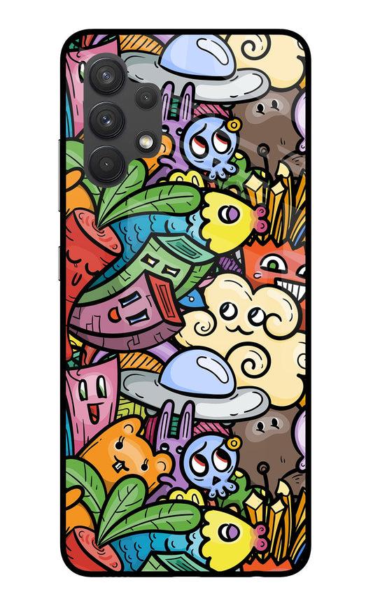 Veggie Doodle Samsung A32 4G Glass Case