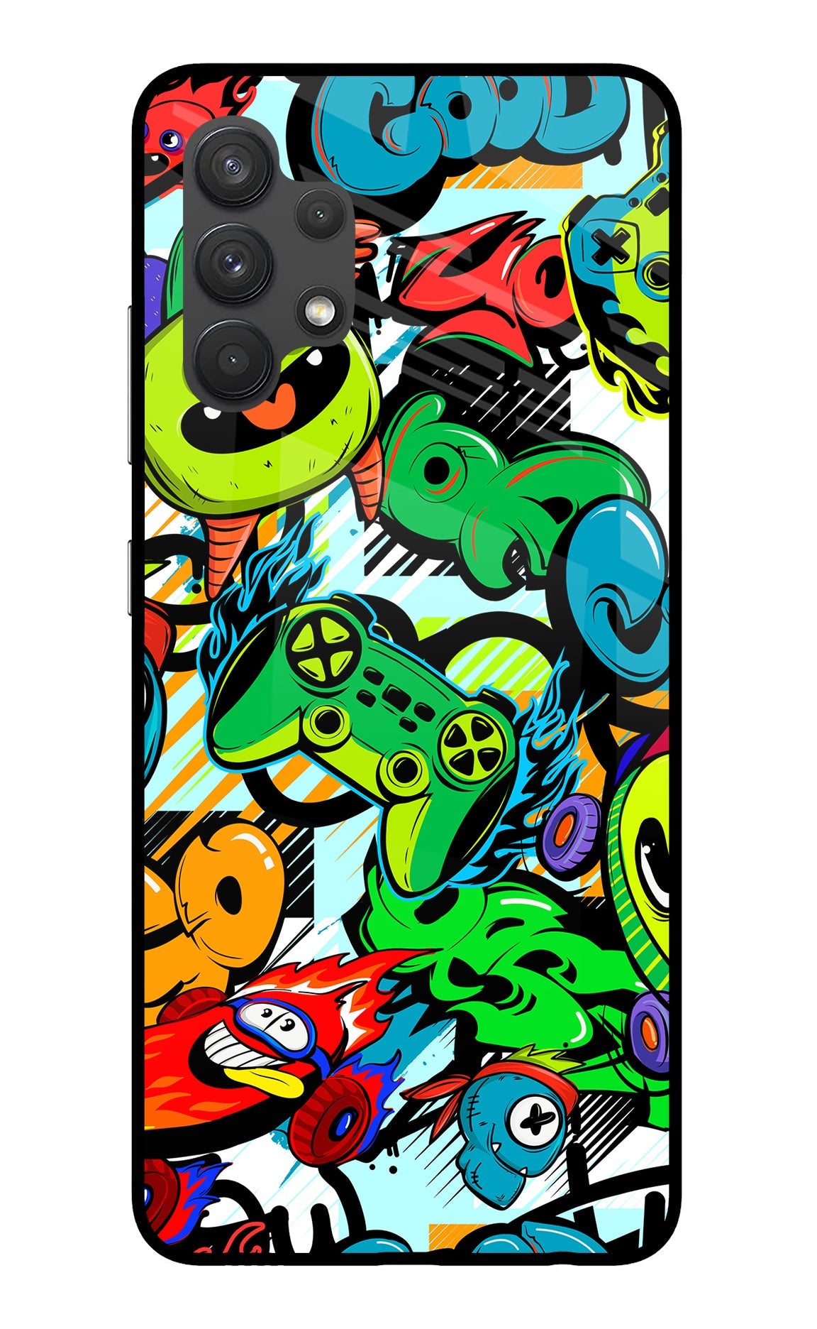 Game Doodle Samsung A32 4G Back Cover