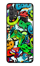 Game Doodle Samsung A32 4G Glass Case