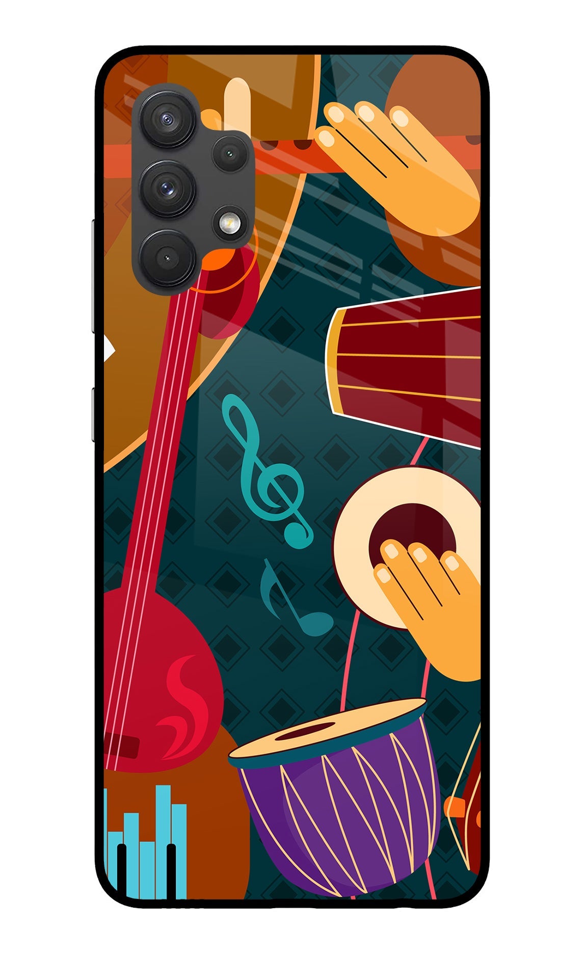 Music Instrument Samsung A32 4G Back Cover