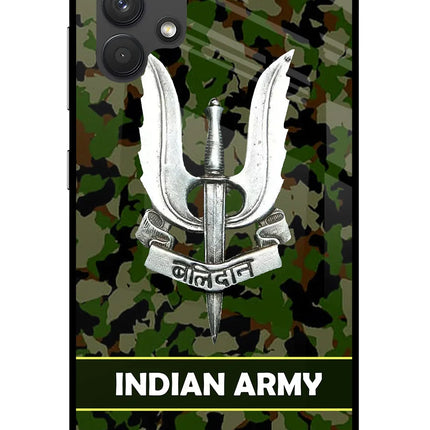 Balidan Indian Logo Samsung A32 4G Glass Case