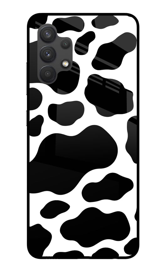 Cow Spots Samsung A32 4G Glass Case