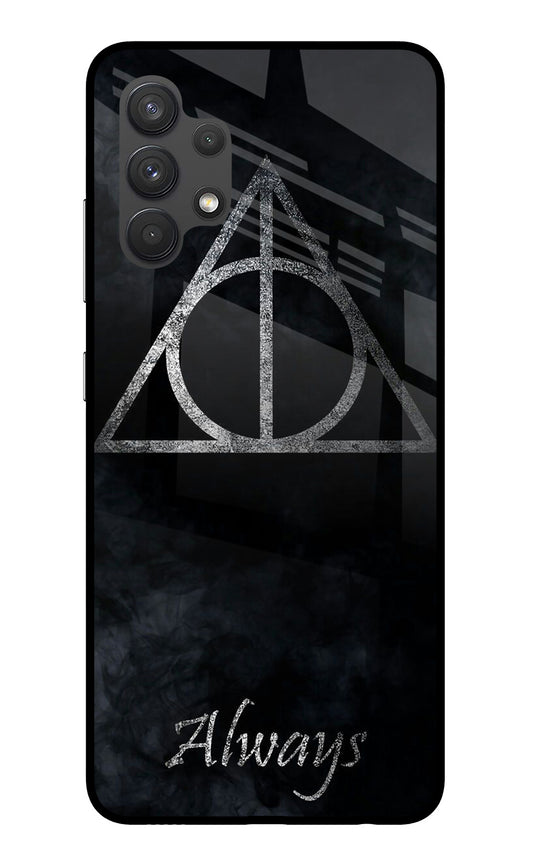 Deathly Hallows Samsung A32 4G Glass Case