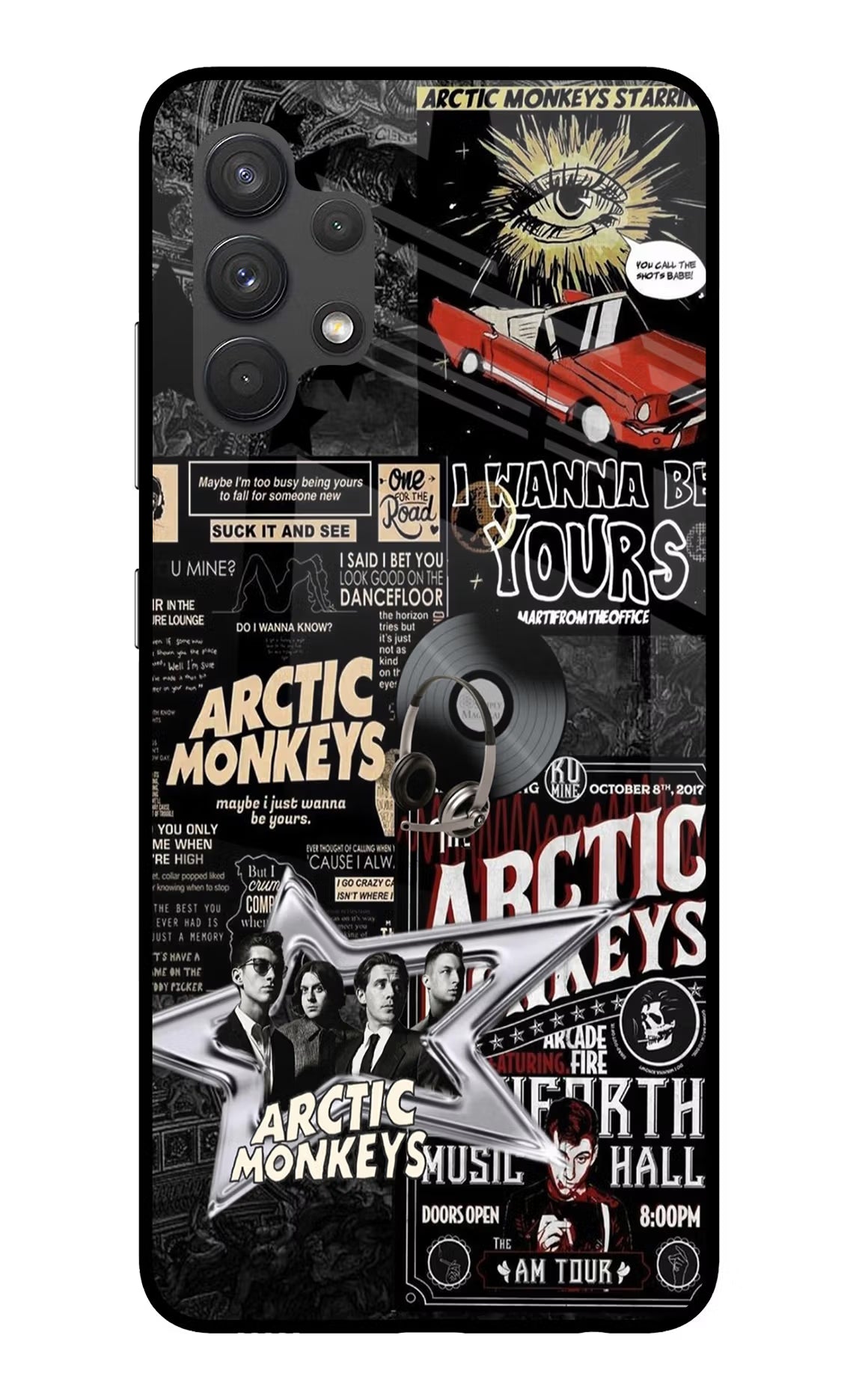 Arctic Monkeys Samsung A32 4G Glass Case Back Cover by Casekaro