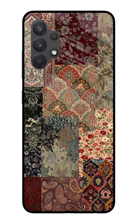 Desi Print Samsung A32 4G Glass Case
