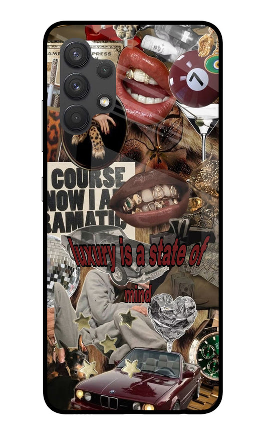 Luxury Samsung A32 4G Glass Case