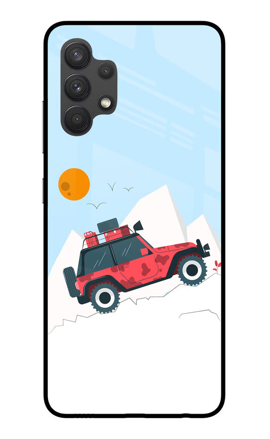 Mountain Trail Beast Samsung A32 4G Glass Case