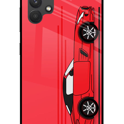 Red Velocity Samsung A32 4G Glass Case
