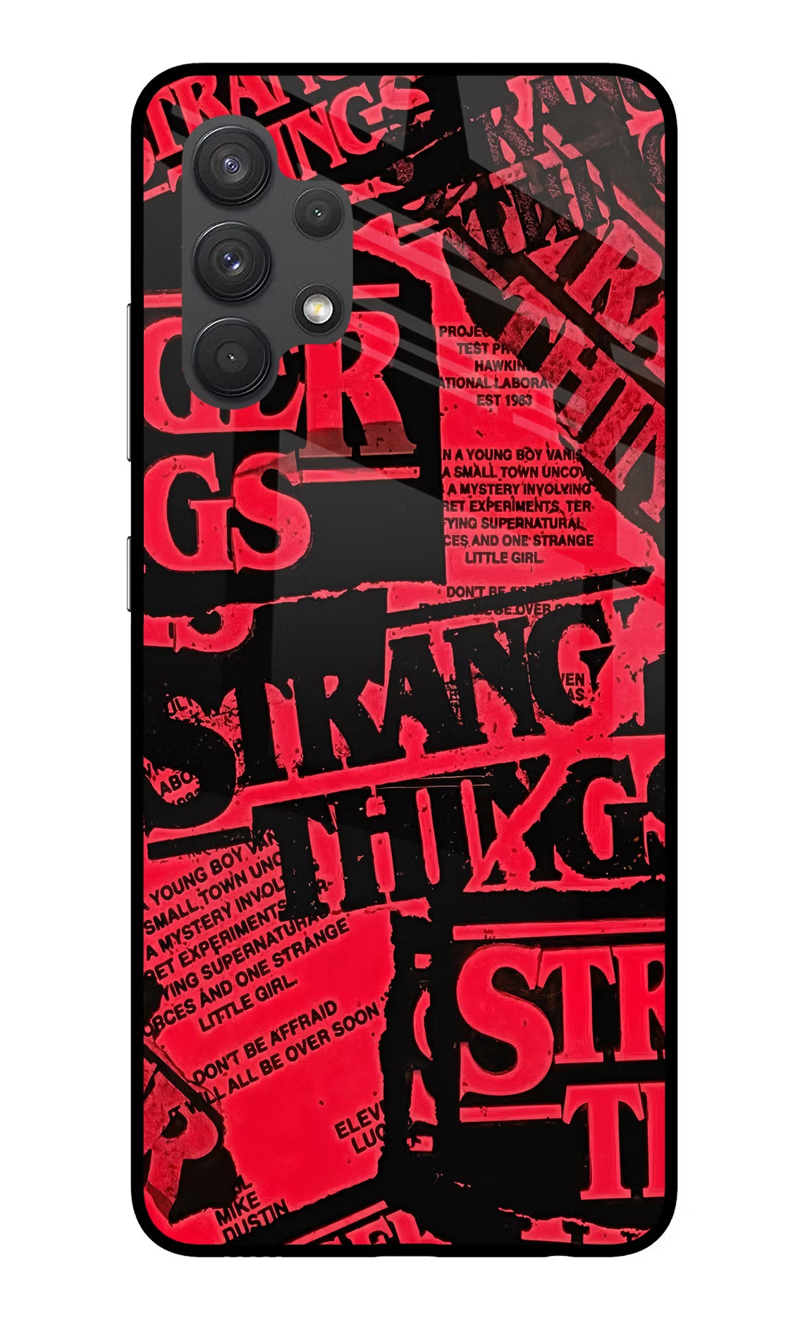 Ordinary Things Samsung A32 4G Glass Case Back Cover by Casekaro