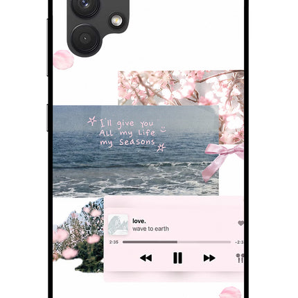 Wave to earth Samsung A32 4G Glass Case