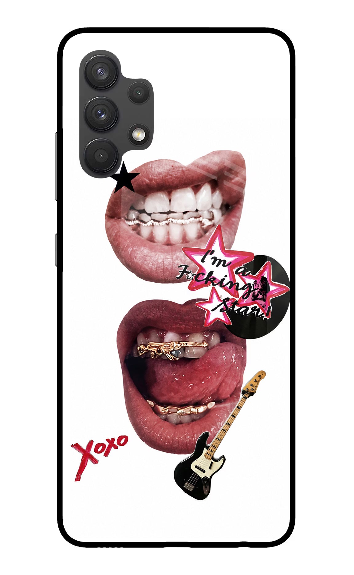 Rockstar Samsung A32 4G Glass Case