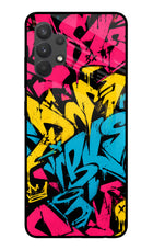 Graffiti Vibe Samsung A32 4G Glass Case