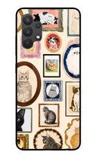 Mirror Cats Samsung A32 4G Glass Case