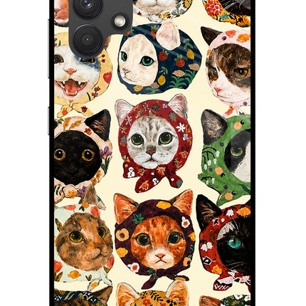 Cool Cat Samsung A32 4G Glass Case