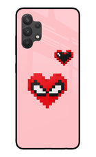 Gwen Heart Samsung A32 4G Glass Case