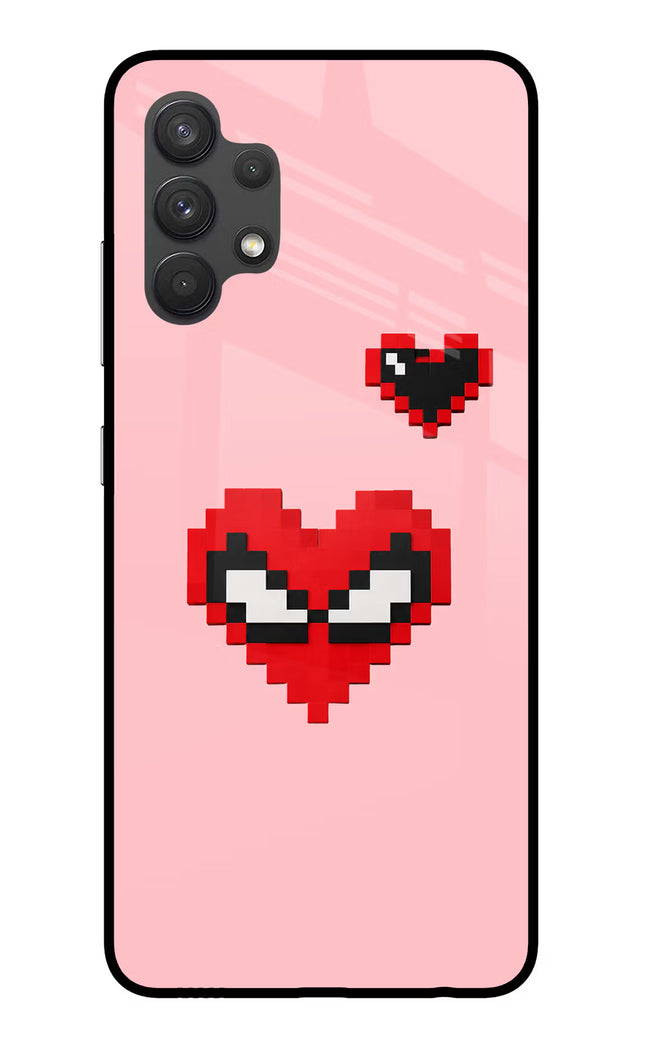 Gwen Heart Samsung A32 4G Glass Case