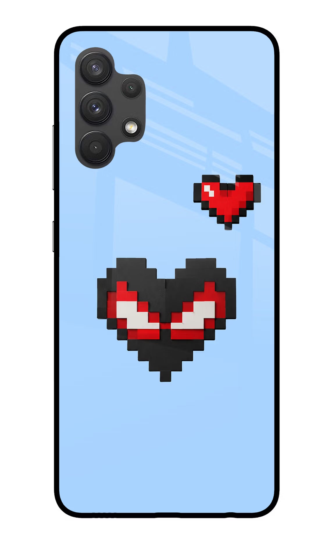 Peter Heart Samsung A32 4G Glass Case