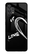 Love Line Samsung A32 4G Glass Case