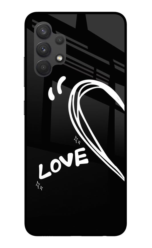 Love Line Samsung A32 4G Glass Case