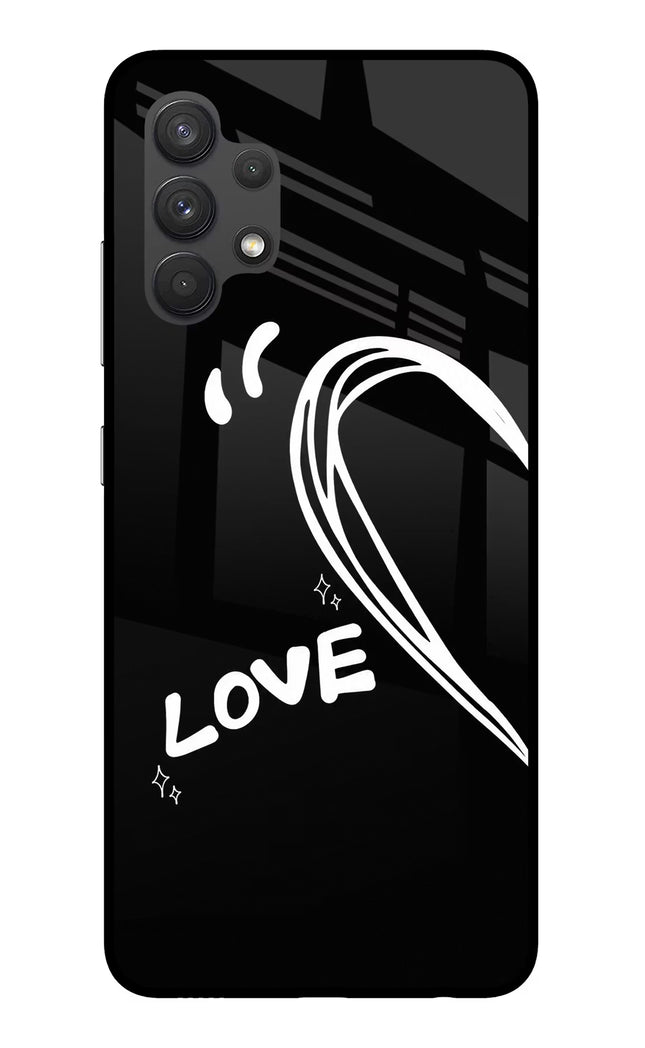 Love Line Samsung A32 4G Glass Case