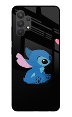 Stitch Crush Samsung A32 4G Glass Case