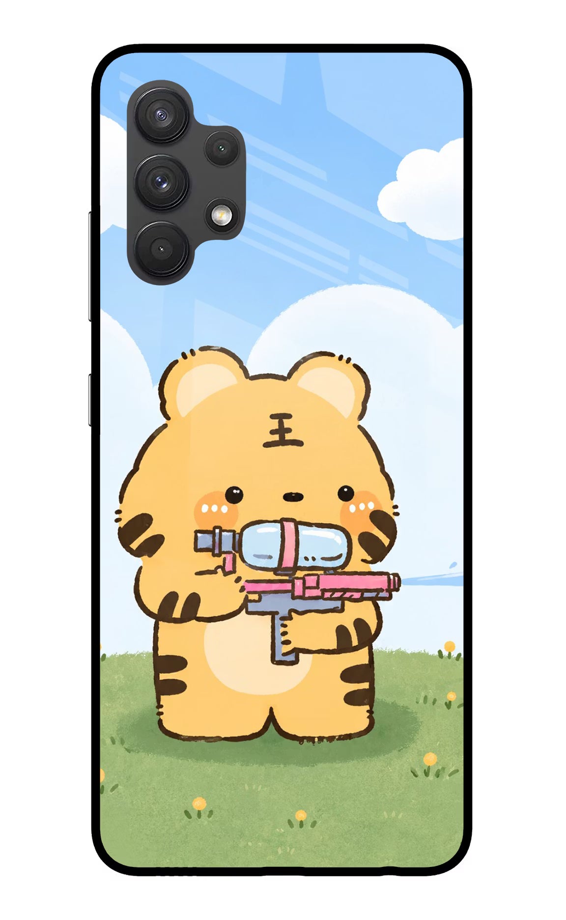 Tiger Treat Samsung A32 4G Glass Case