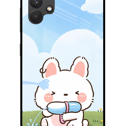 Bunny Treat Samsung A32 4G Glass Case