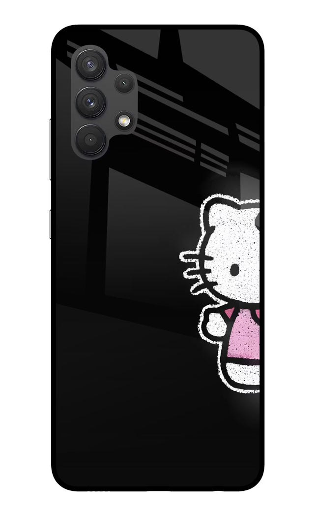 Kitty Charm Samsung A32 4G Glass Case