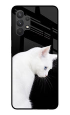 Snow Gaze Samsung A32 4G Glass Case