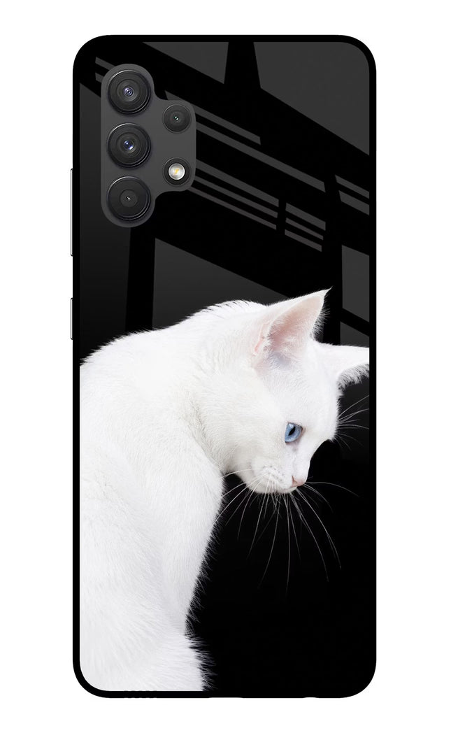 Snow Gaze Samsung A32 4G Glass Case