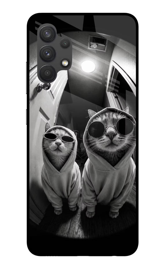 Hood Cats Samsung A32 4G Glass Case