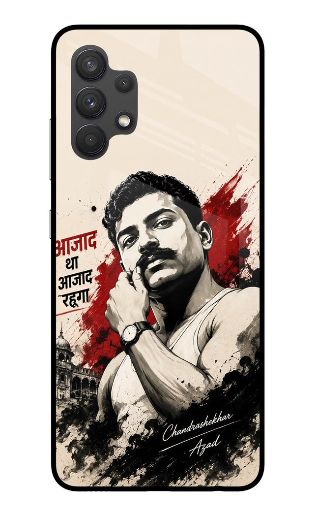 Chandrashekhar Azad Fearless Samsung A32 4G Glass Case