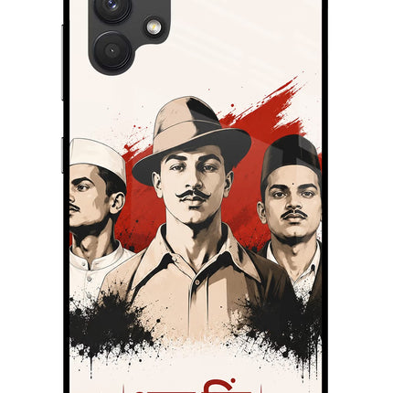 Bhagat Singh Trio Samsung A32 4G Glass Case