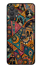 Folk Print Samsung A32 4G Glass Case