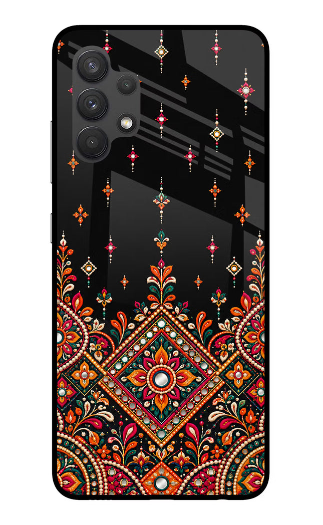 Noir Mehfil Samsung A32 4G Glass Case