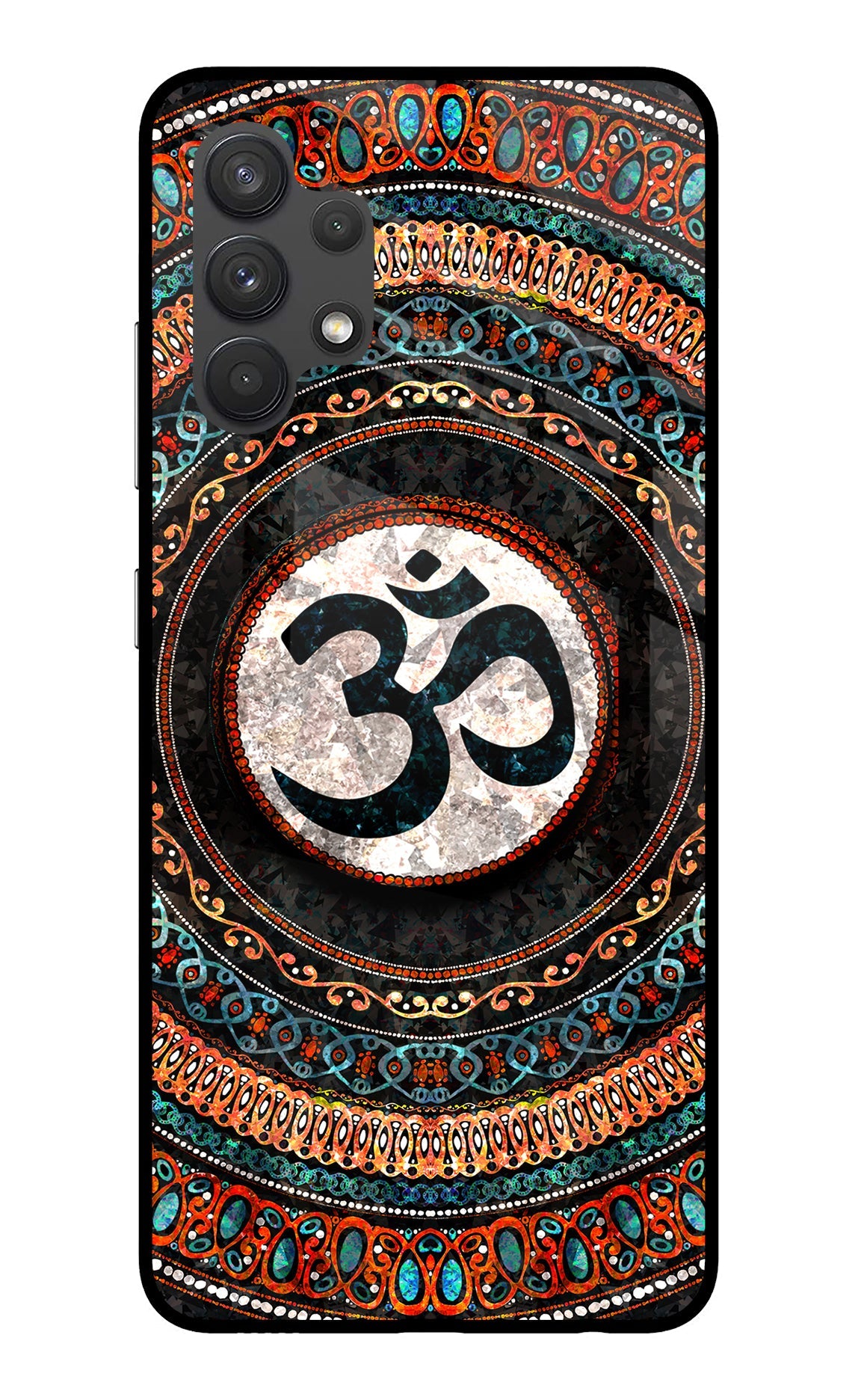 Om Culture Samsung A32 4G Glass Case