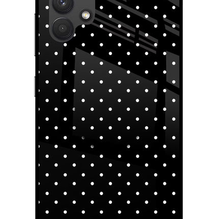 White Dots Samsung A32 4G Glass Case