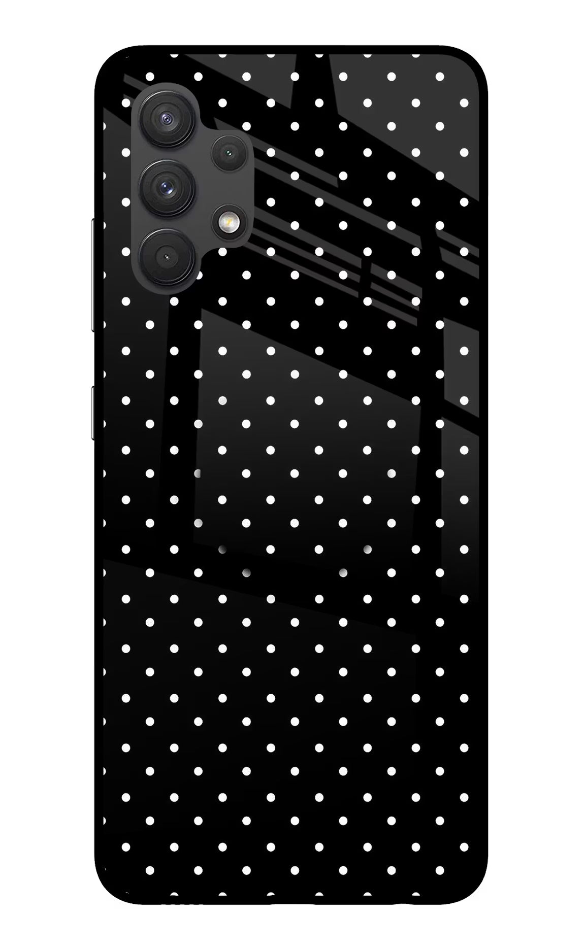 White Dots Samsung A32 4G Pop Case by Casekaro