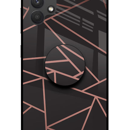 Geometric Pattern Samsung A32 4G Glass Case
