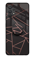 Geometric Pattern Samsung A32 4G Glass Case