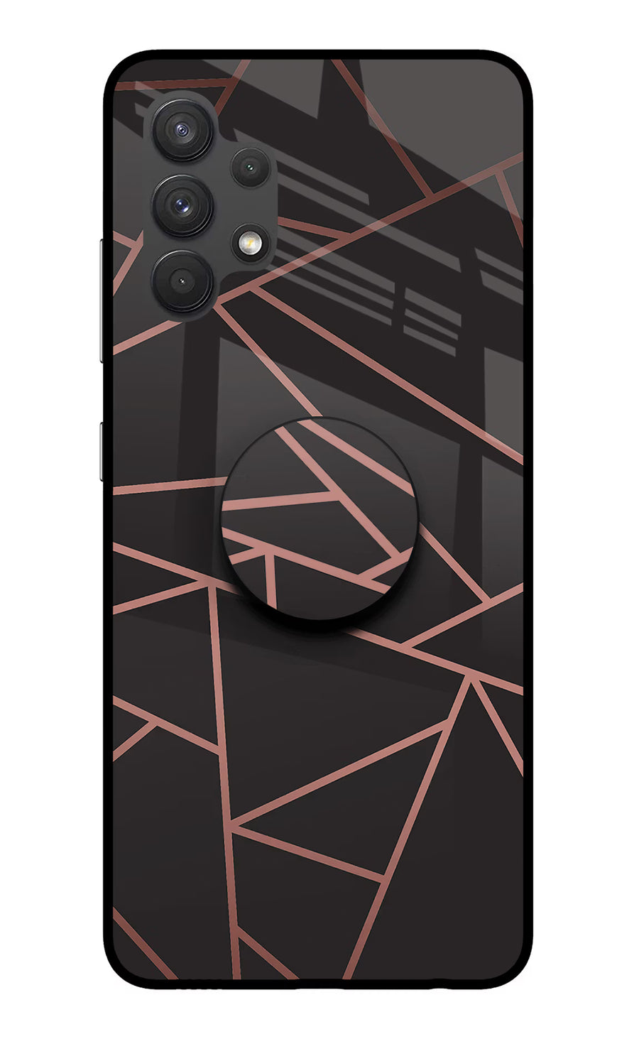 Geometric Pattern Samsung A32 4G Pop Case, Glass case