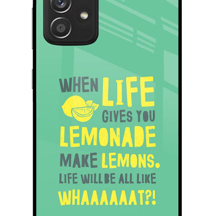 Quote Samsung A52/A52s 5G Glass Case Back Cover by Casekaro