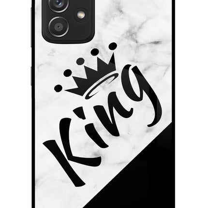 King Samsung A52/A52s 5G Glass Case Back Cover by Casekaro