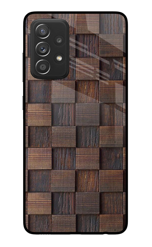 Wooden Cube Design Samsung A52/A52s 5G Glass Case