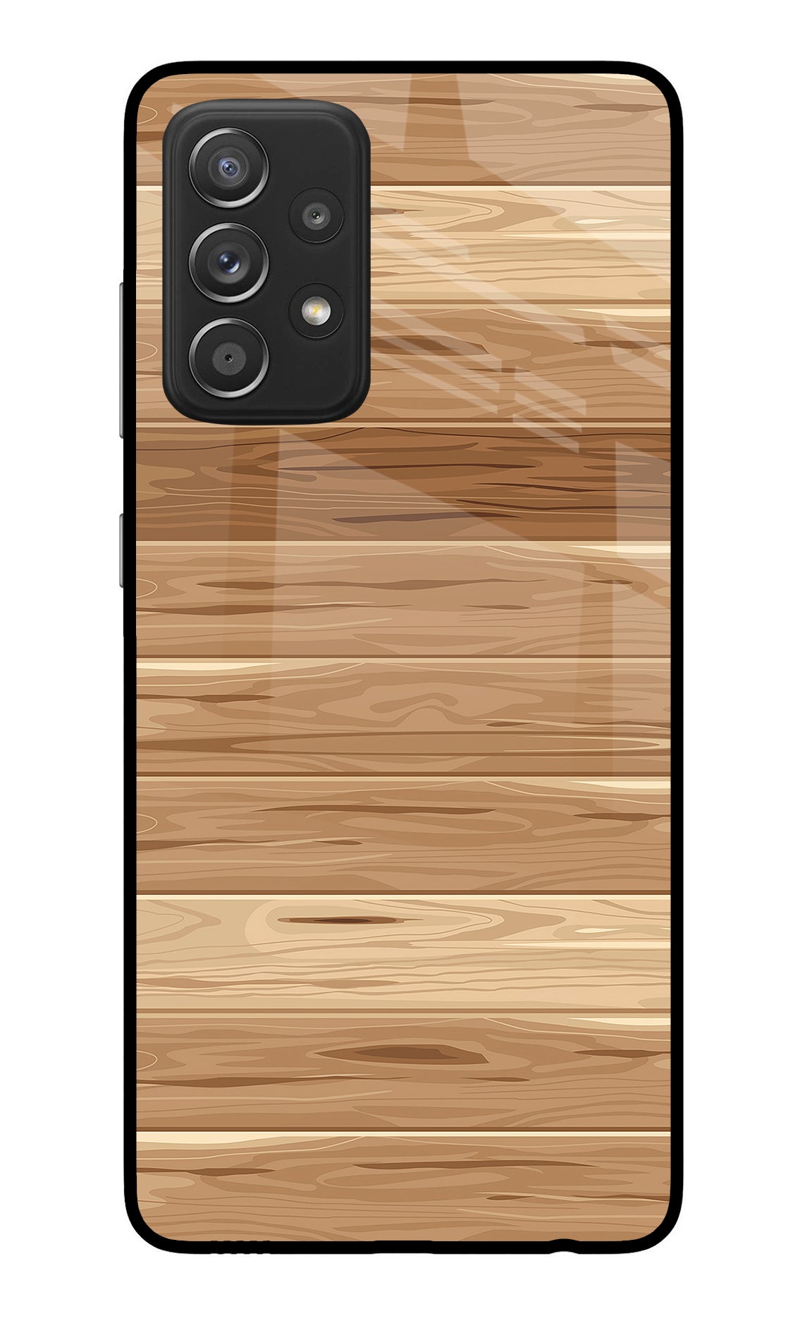 Wooden Vector Samsung A52/A52s 5G Glass Case