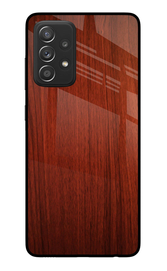 Wooden Plain Pattern Samsung A52/A52s 5G Glass Case