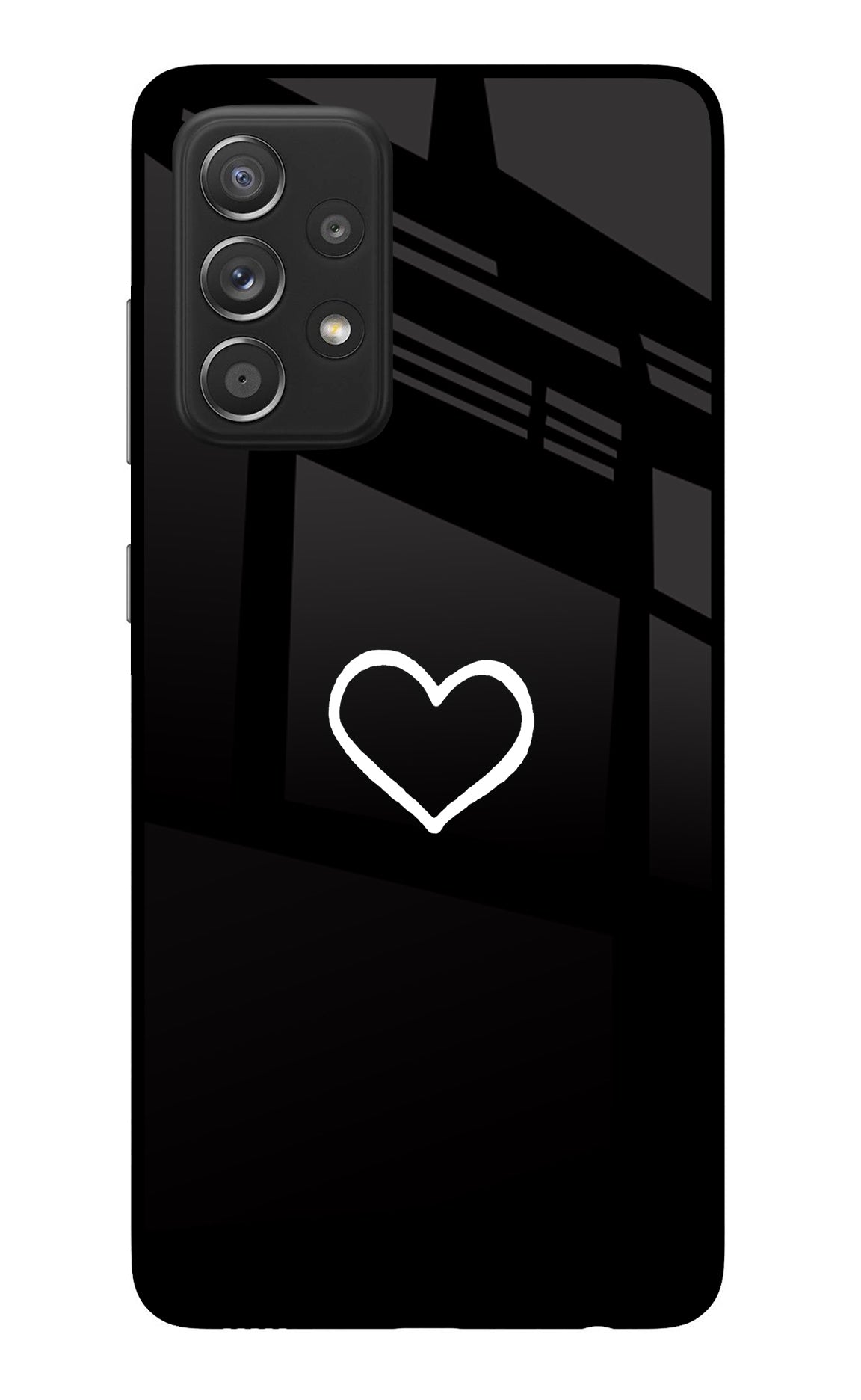 Heart Samsung A52/A52s 5G Glass Case