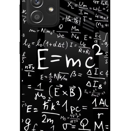 Physics Formula Samsung A52/A52s 5G Glass Case Back Cover by Casekaro